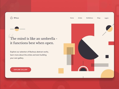 Abstract Shapes in Web Design
