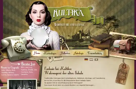 Vintage Retro Styles in Web Design Example 5